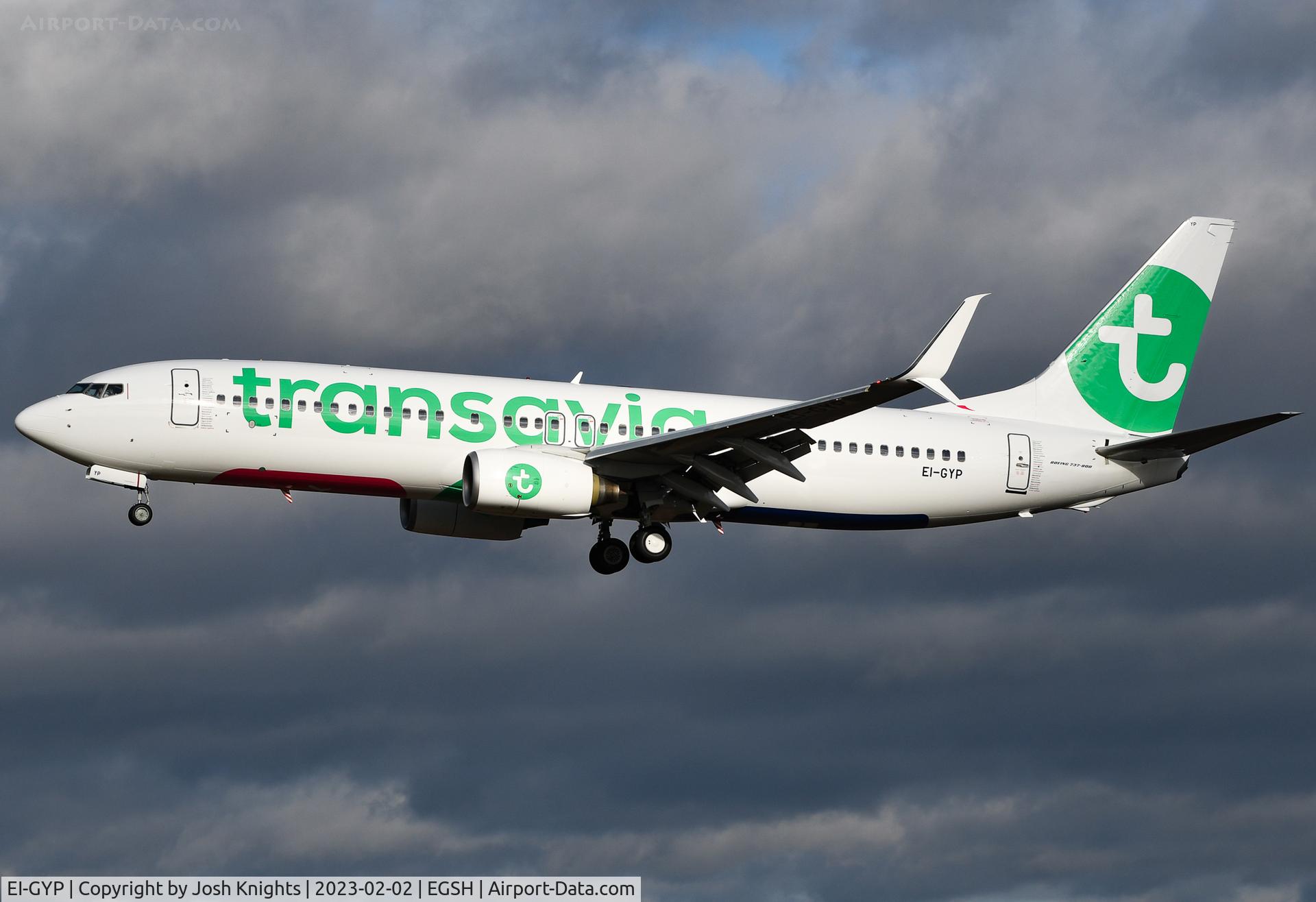 EI-GYP, 2008 Boeing 737-8K5 C/N 35137, Arriving Back From a Test Flight.