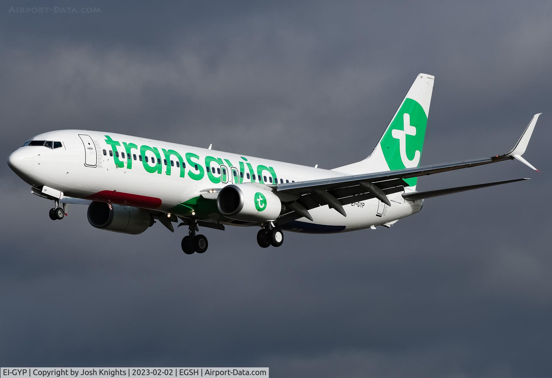 EI-GYP, 2008 Boeing 737-8K5 C/N 35137, Arriving Back From a Test Flight.