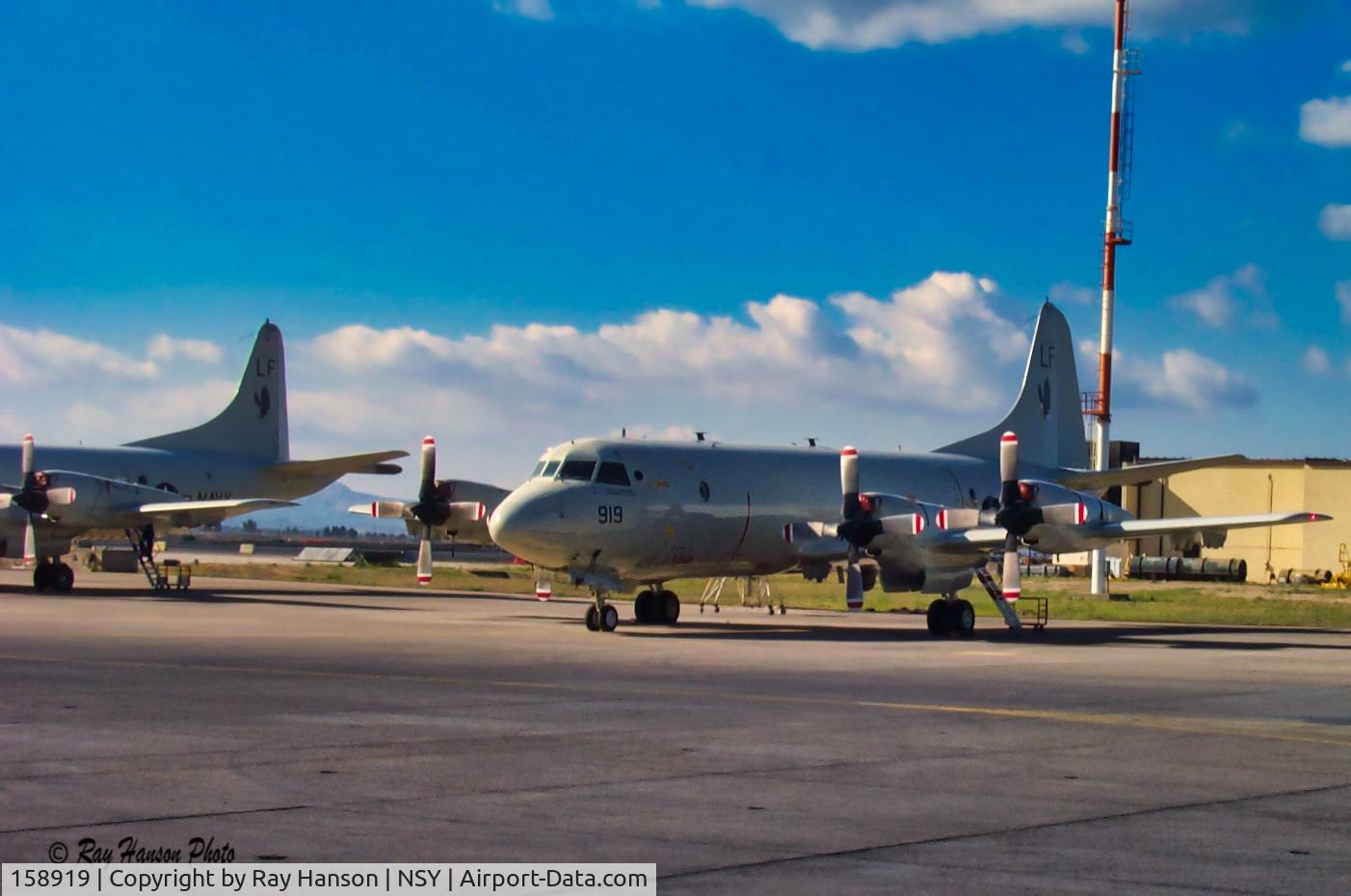 158919, Lockheed P-3C-145-LO Orion C/N 285A-5591, A P3C 158919 from VP-16 at Sigonella Italy in 2002