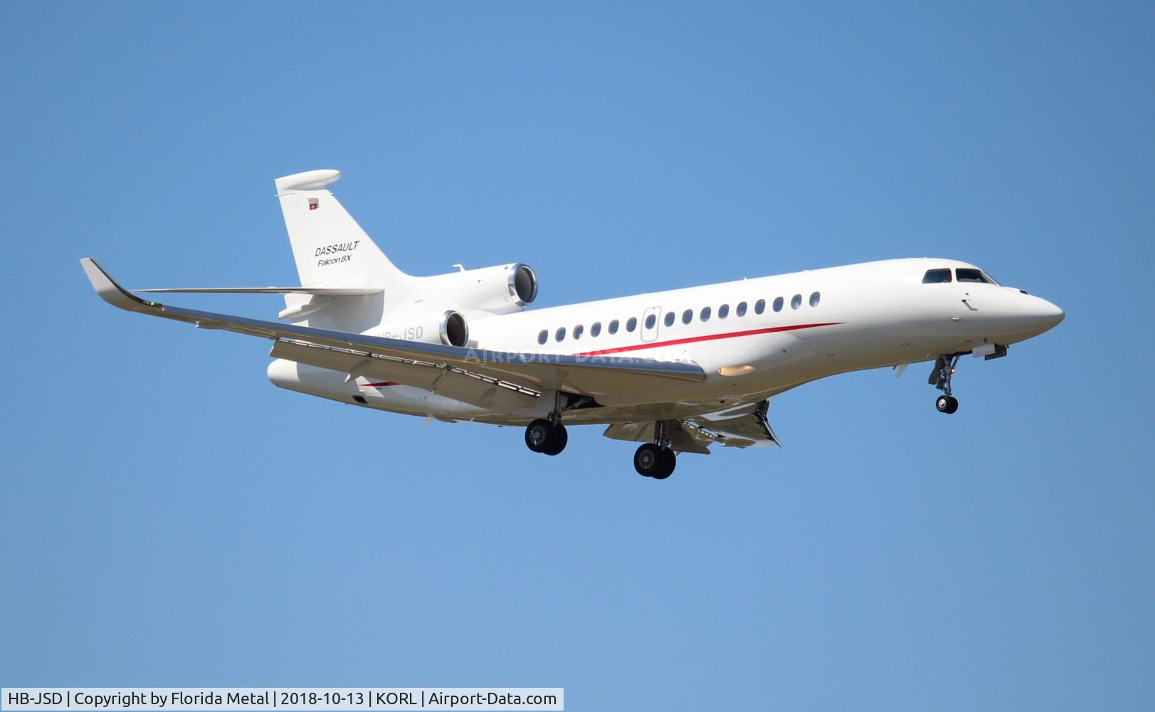 HB-JSD, Dassault Falcon 8X C/N 404, Falcon 8X zx