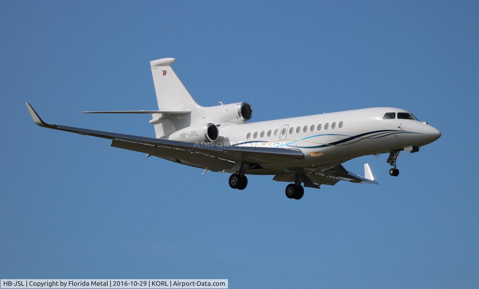HB-JSL, 2013 Dassault Falcon 7X C/N 194, Falcon 7X zx