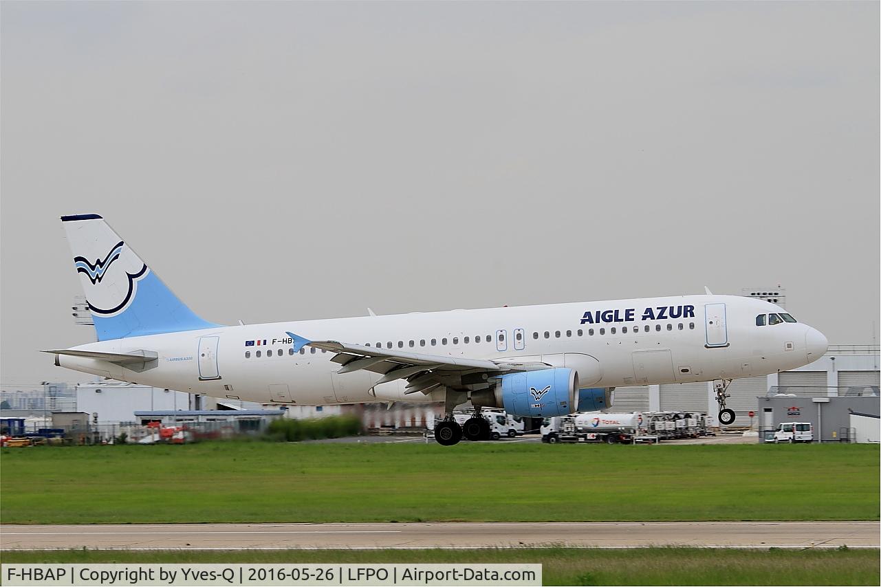 F-HBAP, 2011 Airbus A320-214 C/N 4675, Airbus A320-214, Landing rwy 08, Paris-Orly airport (LFPO-ORY)