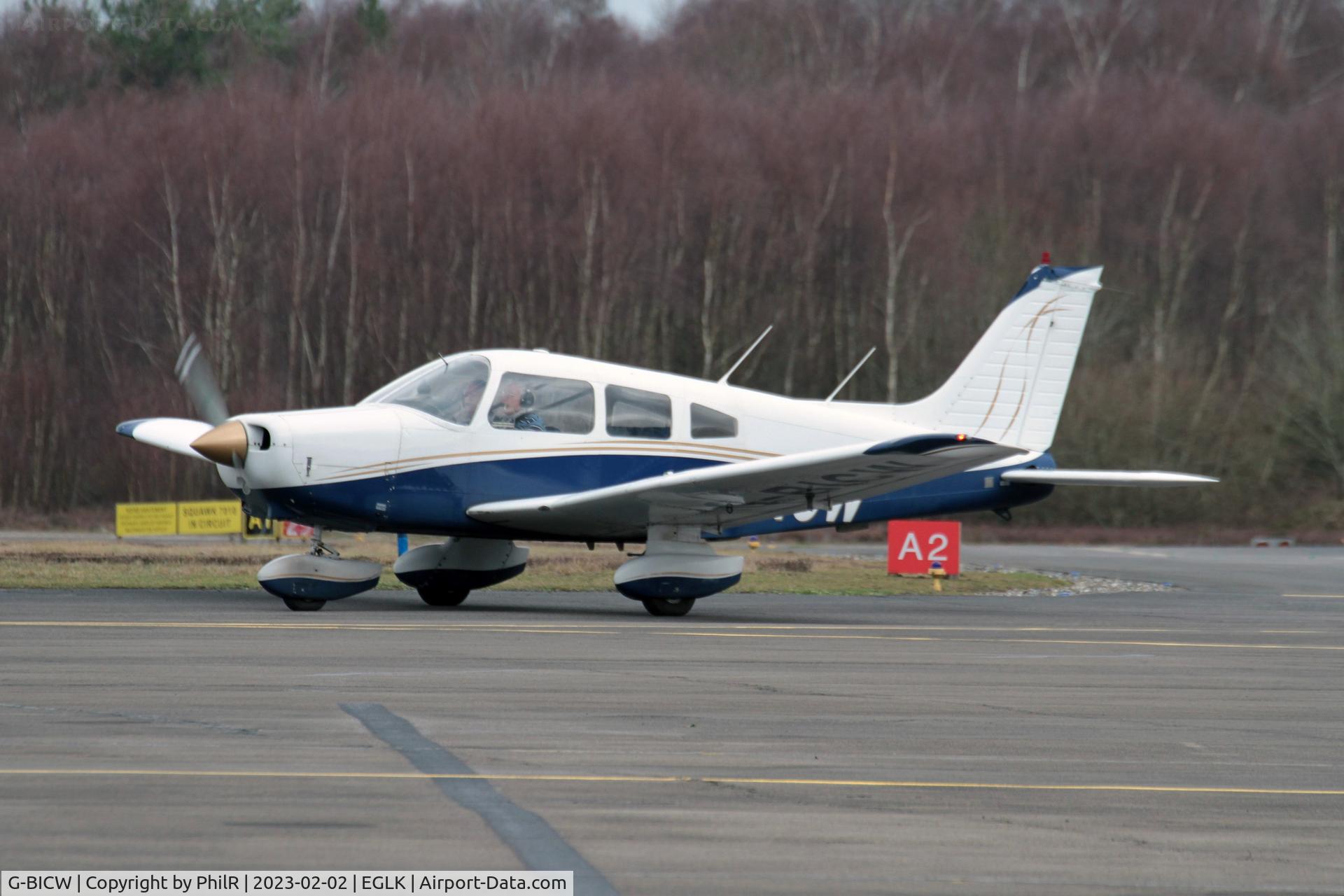 G-BICW, 1979 Piper PA-28-161 Cherokee Warrior II C/N 28-7916309, G-BICW 1979 Piper PA-28 Cherokee Warrior ll Blackbushe