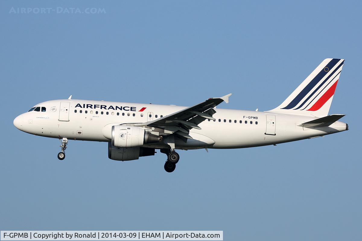 F-GPMB, 1996 Airbus A319-113 C/N 600, at spl