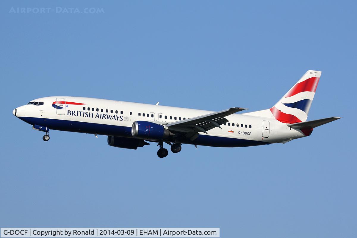 G-DOCF, 1991 Boeing 737-436 C/N 25407, at spl