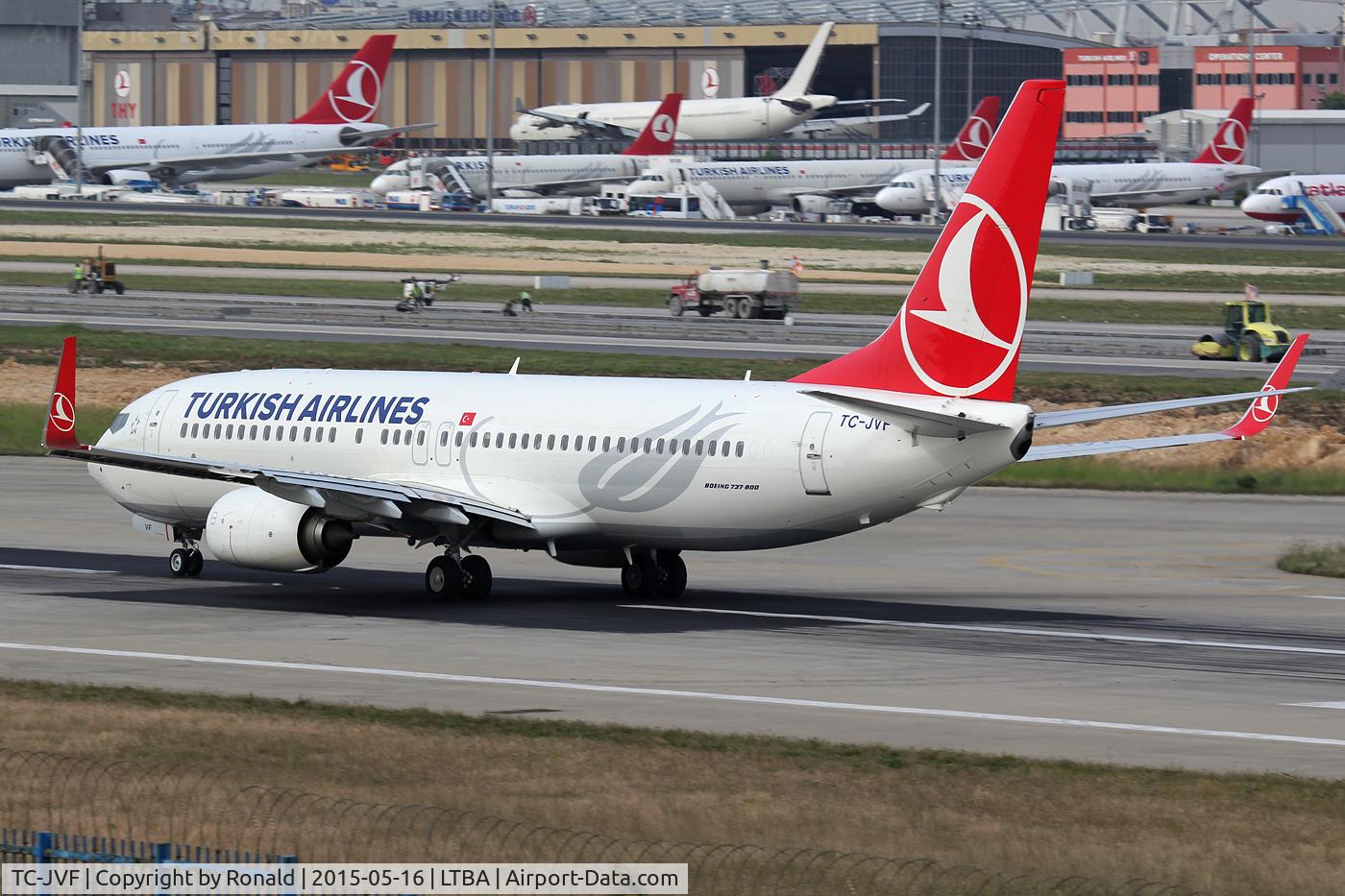 TC-JVF, 2014 Boeing 737-8F2 C/N 42008/4934, at ist