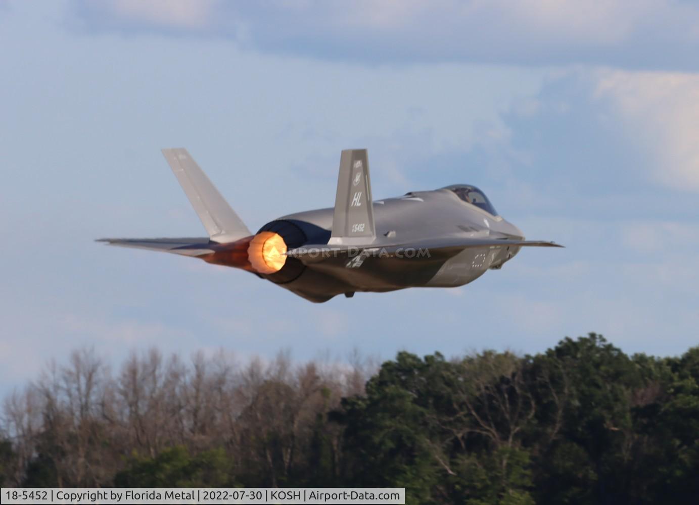 18-5452, Lockheed Martin F-35A Lightning II C/N AF-280, USAF F-35A zx