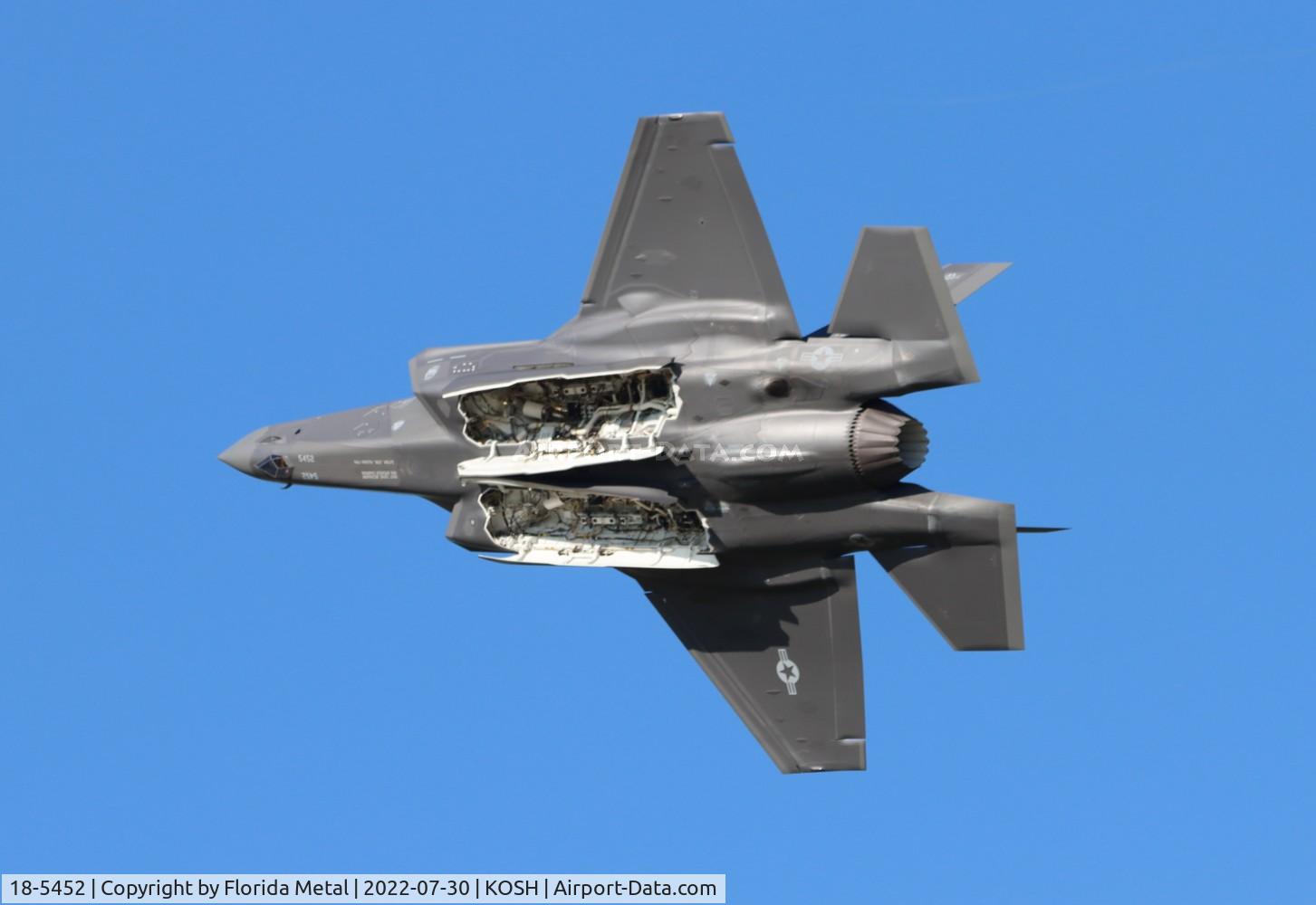 18-5452, Lockheed Martin F-35A Lightning II C/N AF-280, USAF F-35A zx