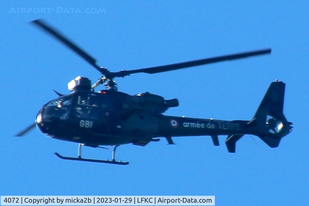 4072, Aérospatiale SA-342M Gazelle C/N 2072, In flight