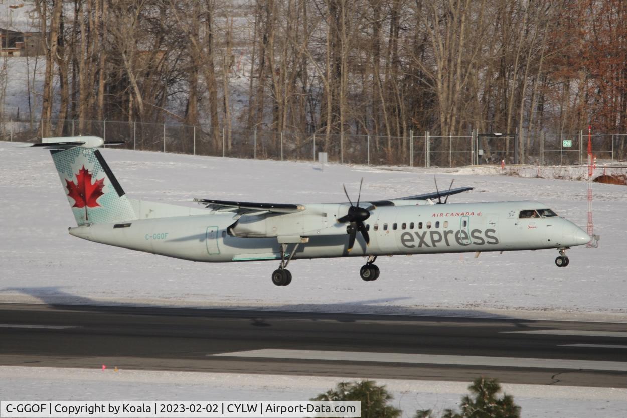 C-GGOF, 2011 De Havilland Canada DHC-8-402 Dash 8 C/N 4383, Arrival...