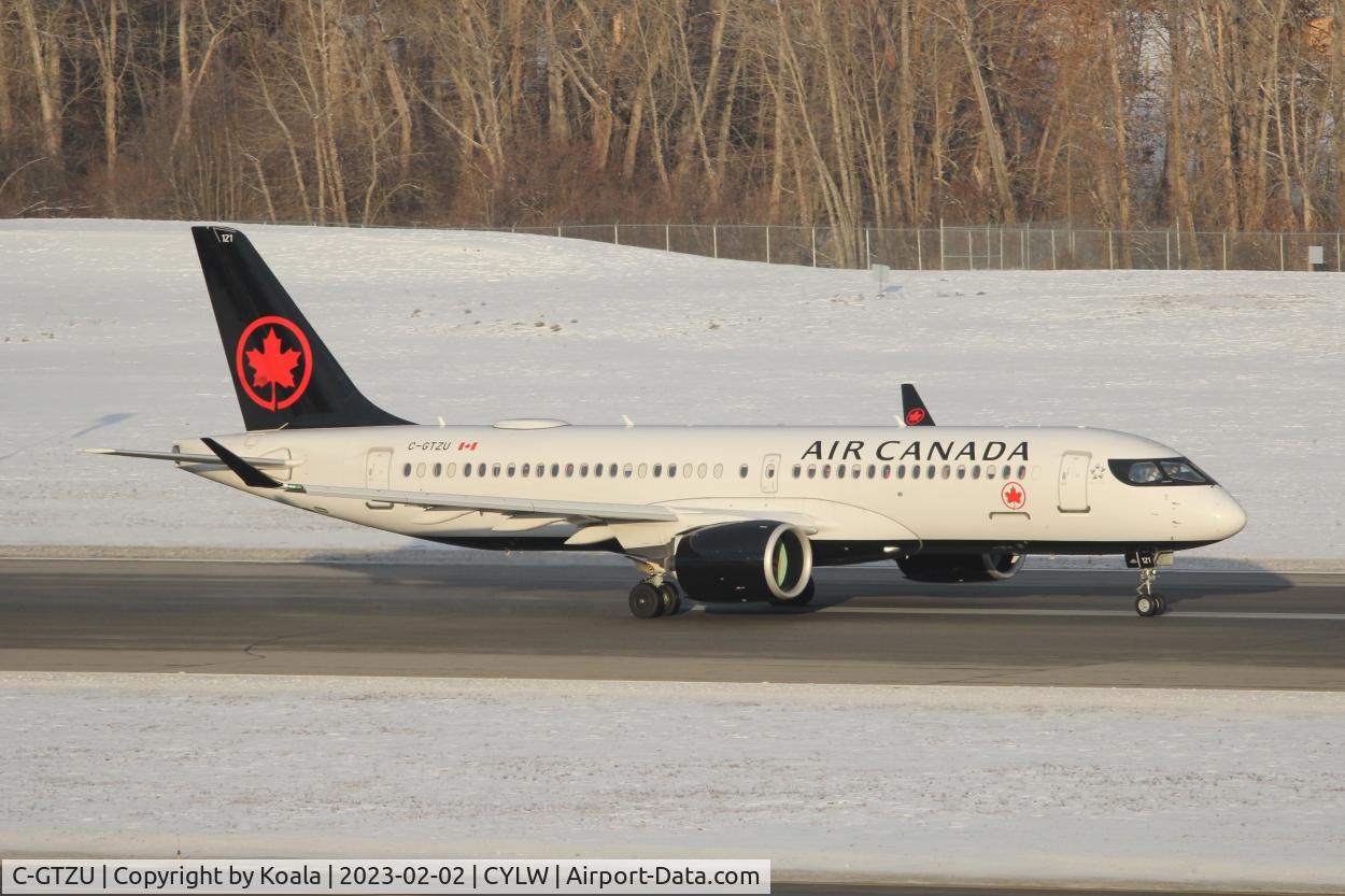 C-GTZU, 2021 Airbus A220-371 C/N 55118, Departure to Montreal.