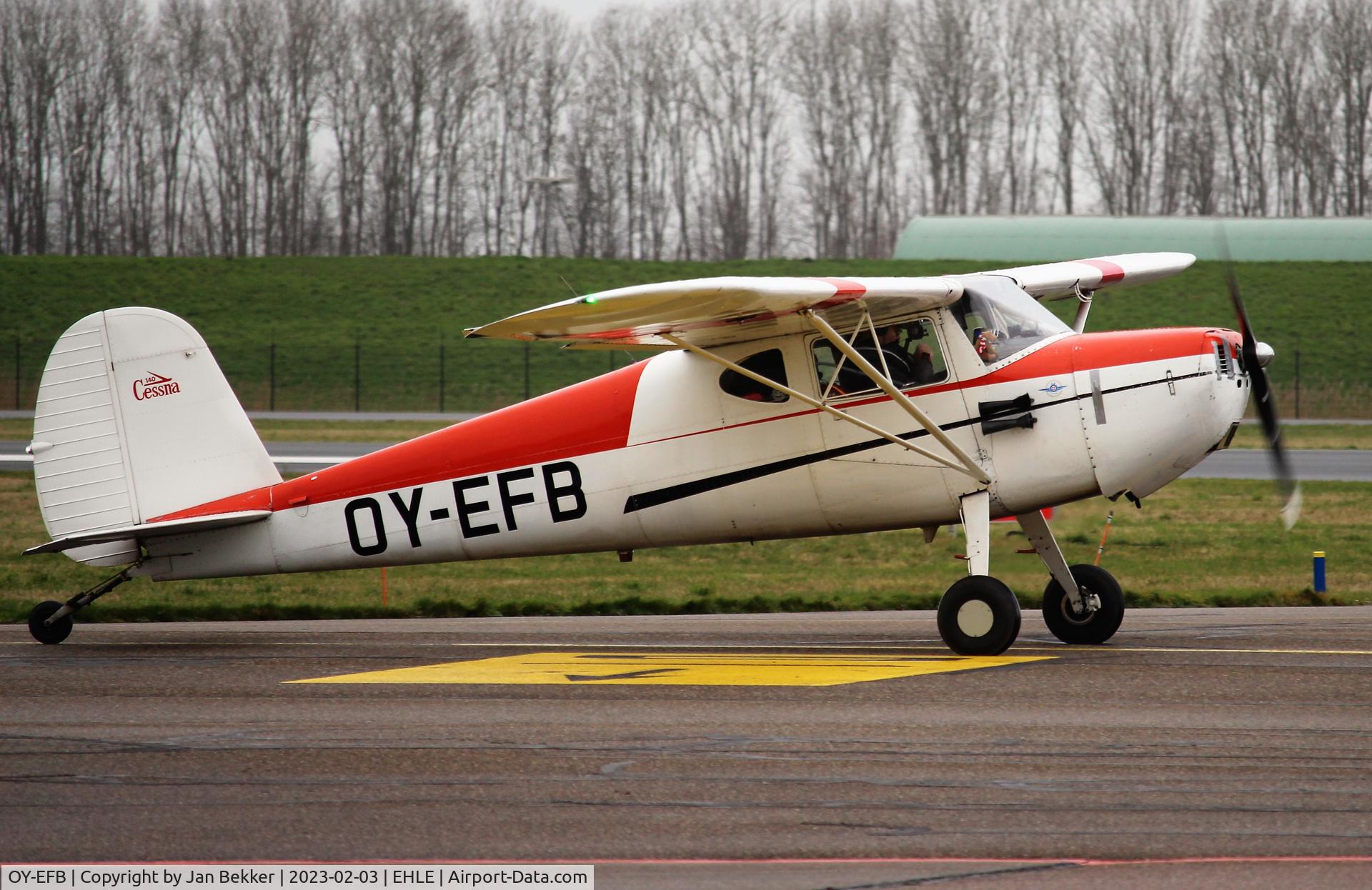 OY-EFB, 1946 Cessna 140 C/N 9203, Lelystad Airport