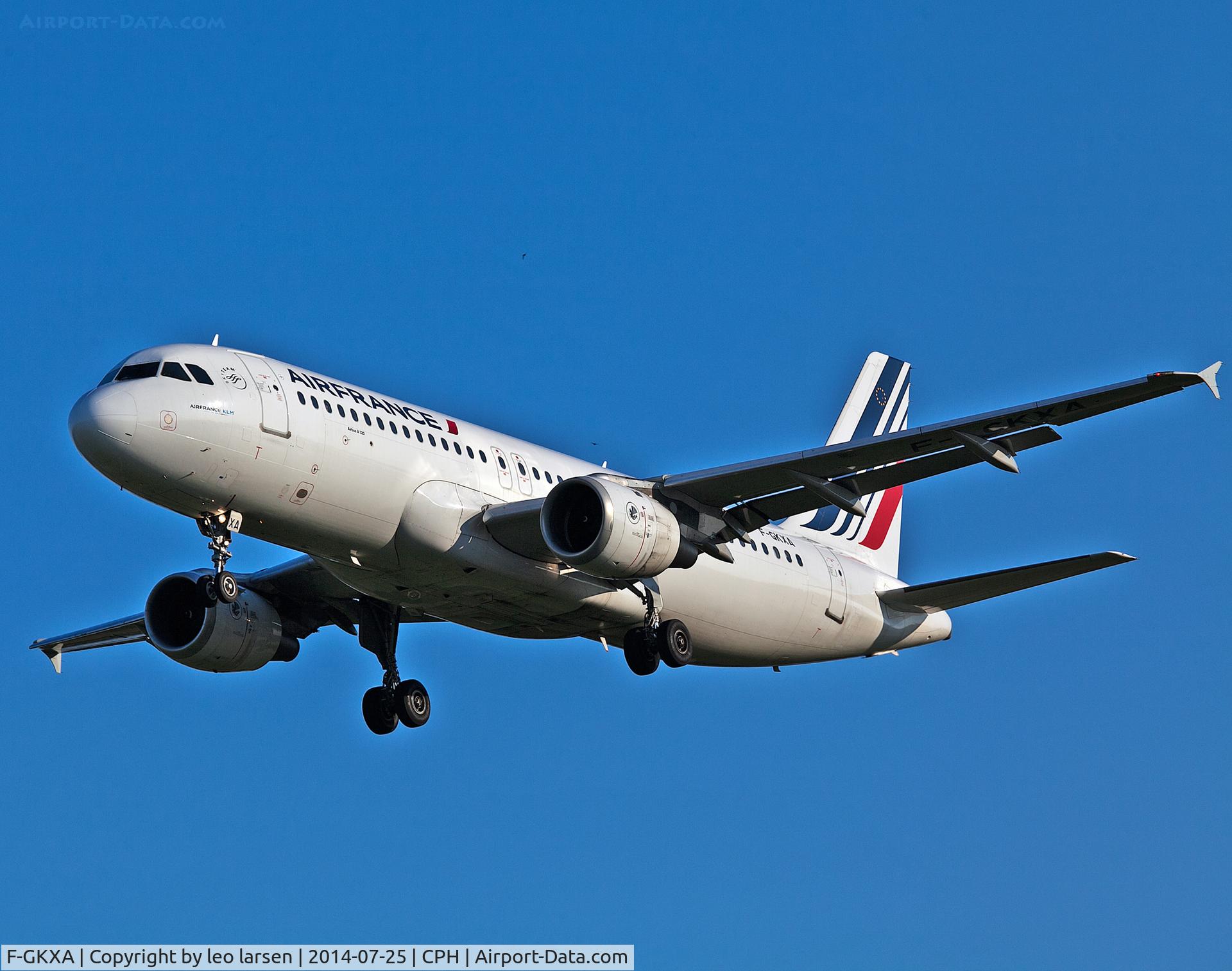 F-GKXA, 1991 Airbus A320-211 C/N 287, Copenhagen 25.7.2014