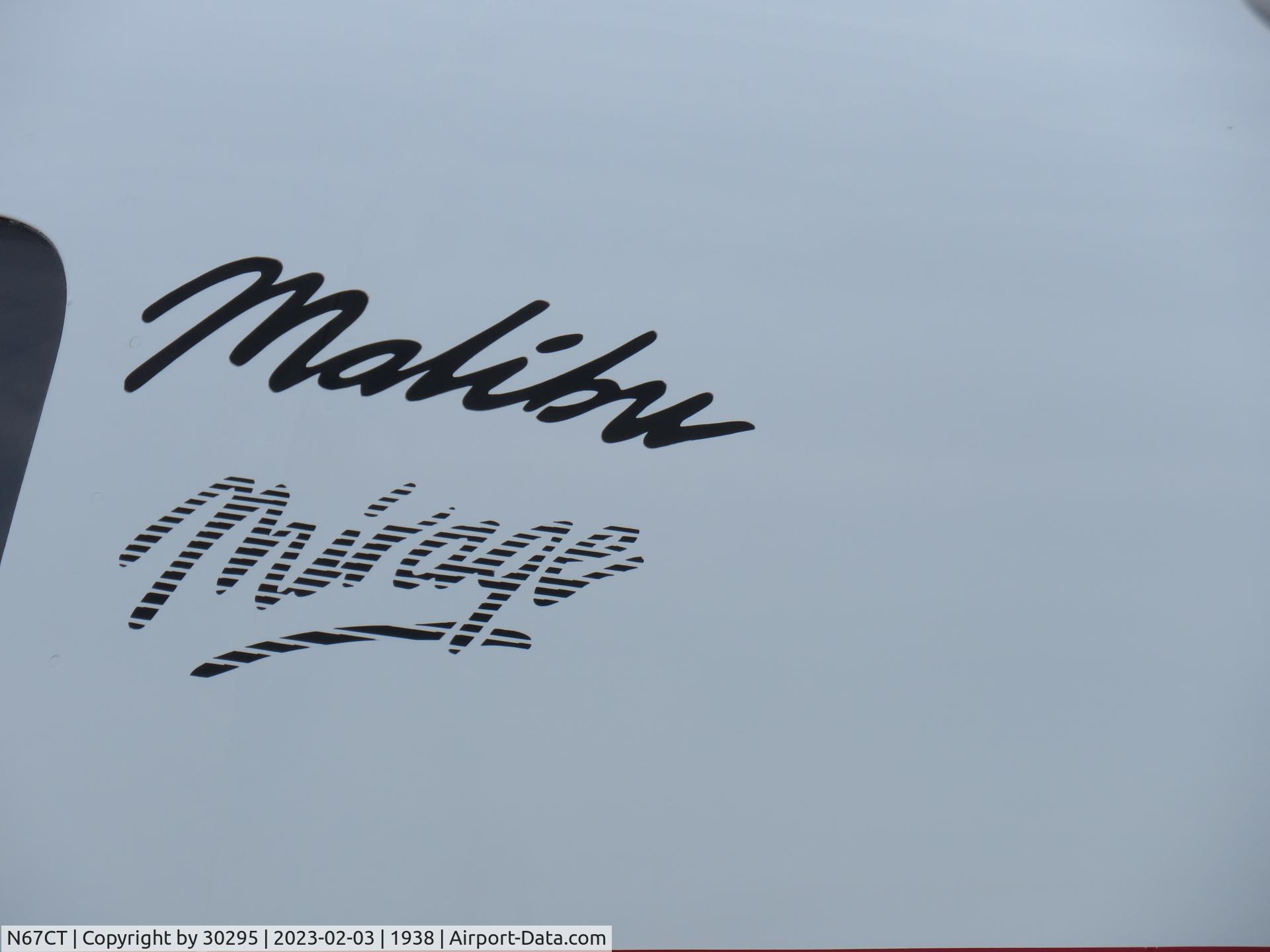 N67CT, 1989 Piper PA-46-350P Malibu Mirage C/N 4622062, Type of aircraft