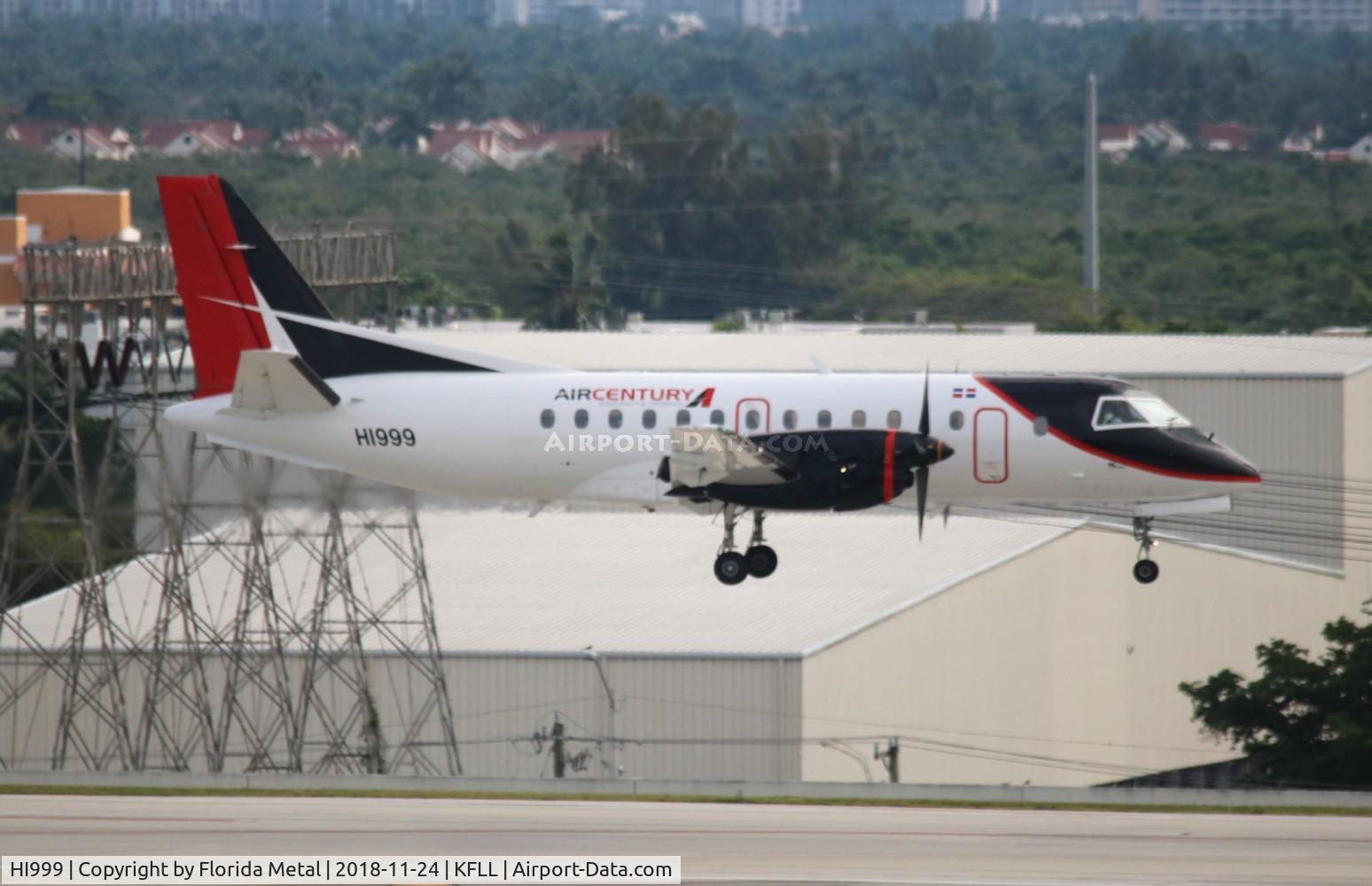 HI999, 1990 Saab 340B C/N 340B-203, Air Century Saab 340 zx