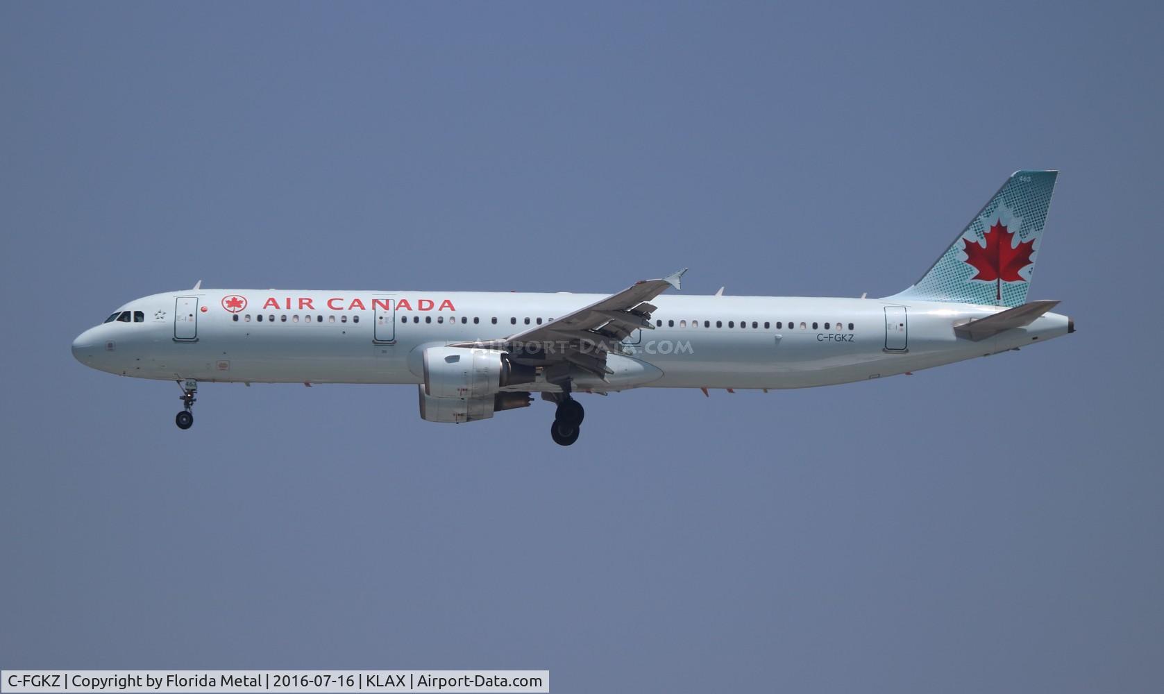 C-FGKZ, 2008 Airbus A321-212 C/N 3401, Air Canada A321 zx