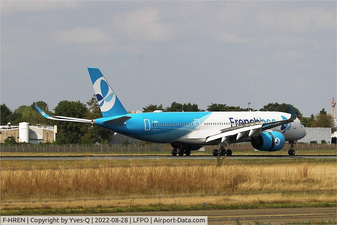 F-HREN, 2020 Airbus A350-941 C/N 433, Airbus A350-941, Landing rwy 06, Paris-Orly airport (LFPO-ORY)