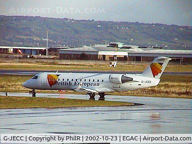 G-JECC, 2000 Canadair CRJ-200ER (CL-600-2B19) C/N 7434, G-JECC 2000 CRJ600 British European BHD