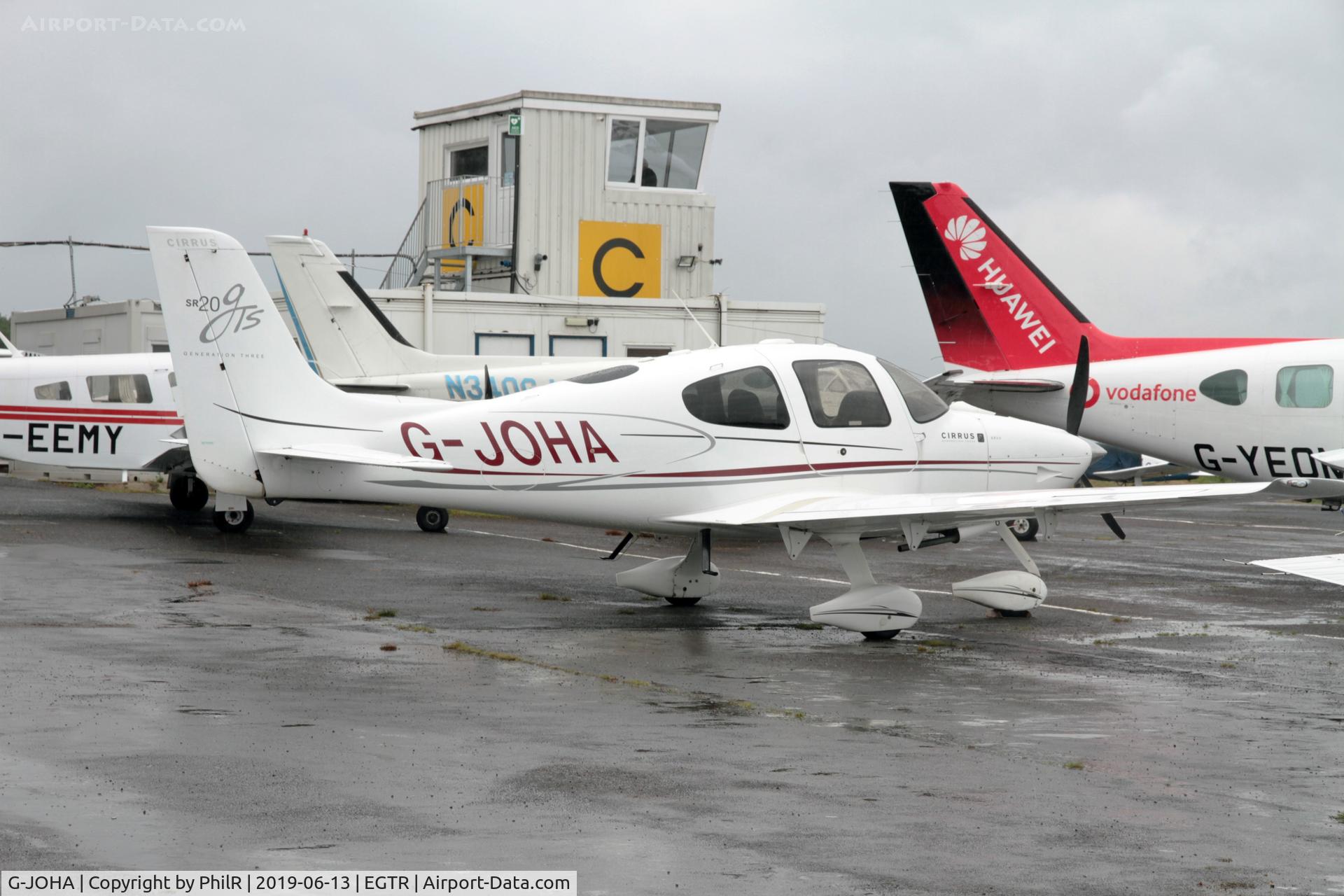 G-JOHA, 2008 Cirrus SR20 G3 GTS C/N 1968, G-JOHA 2008 Cirrus SR20 Elstree