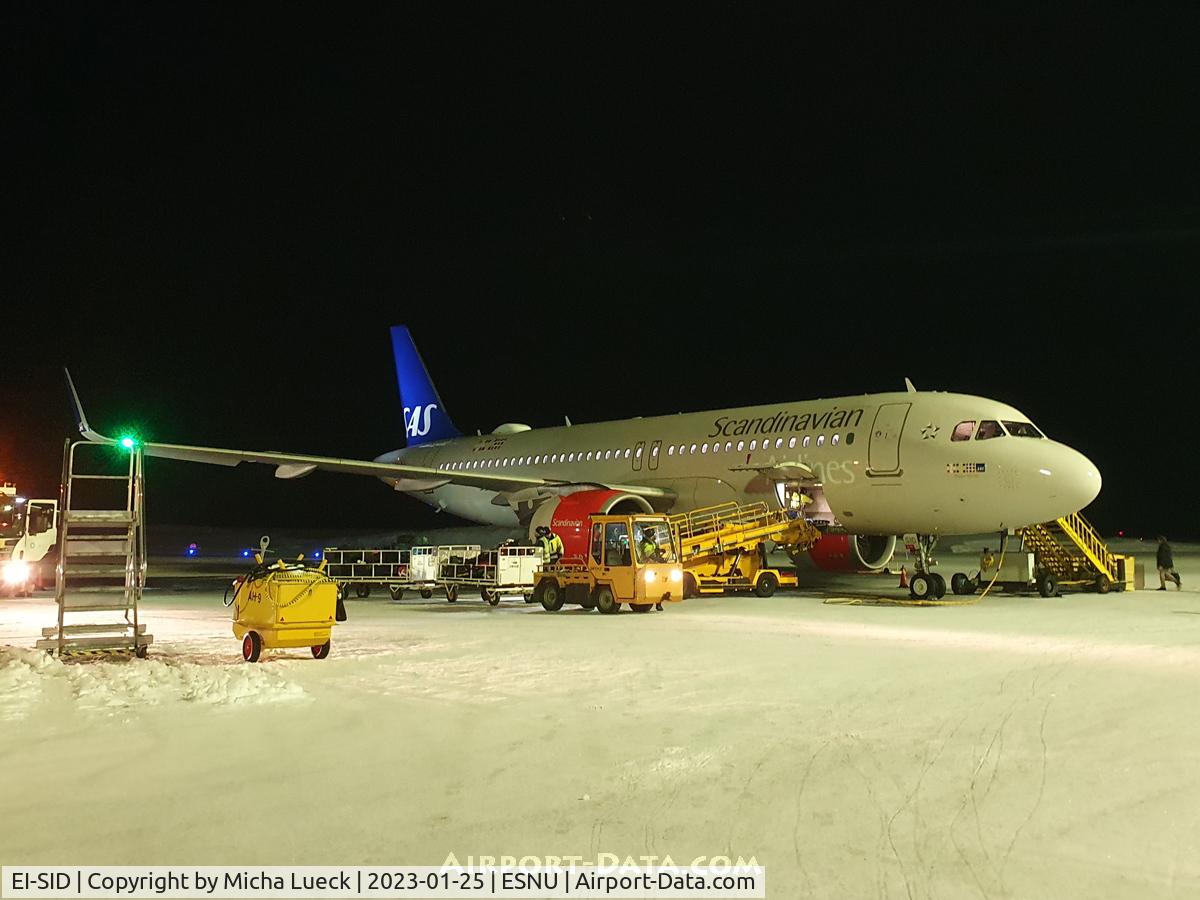 EI-SID, 2017 Airbus A320-251N C/N 8031, A frosty morning in Umeå