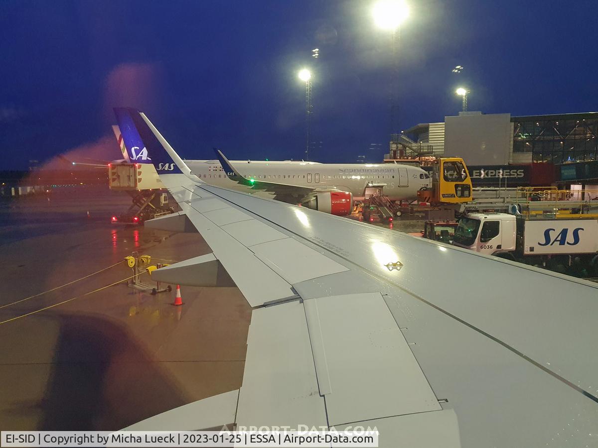 EI-SID, 2017 Airbus A320-251N C/N 8031, Early morning arrival in Arlanda