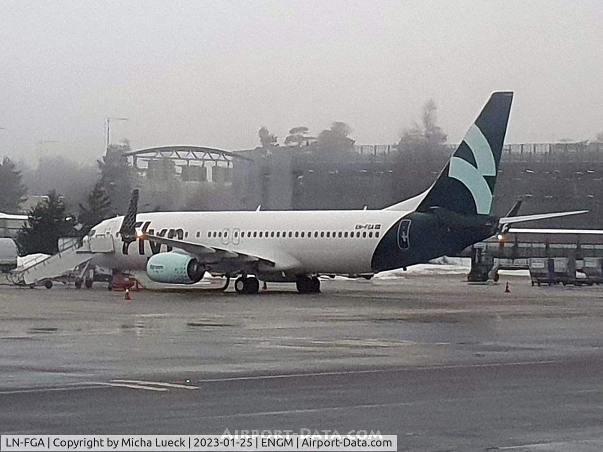 LN-FGA, 2012 Boeing 737-82R C/N 40014, Sadly, Flyr was short-lived (2021-2023)