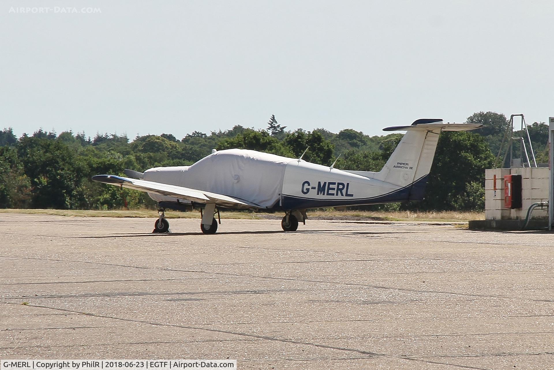 G-MERL, 1979 Piper PA-28RT-201 Arrow IV C/N 28R-7918036, G-MERL 1979 Piper Pa-28 Cherokee Arrow lV Fairoaks(1)
