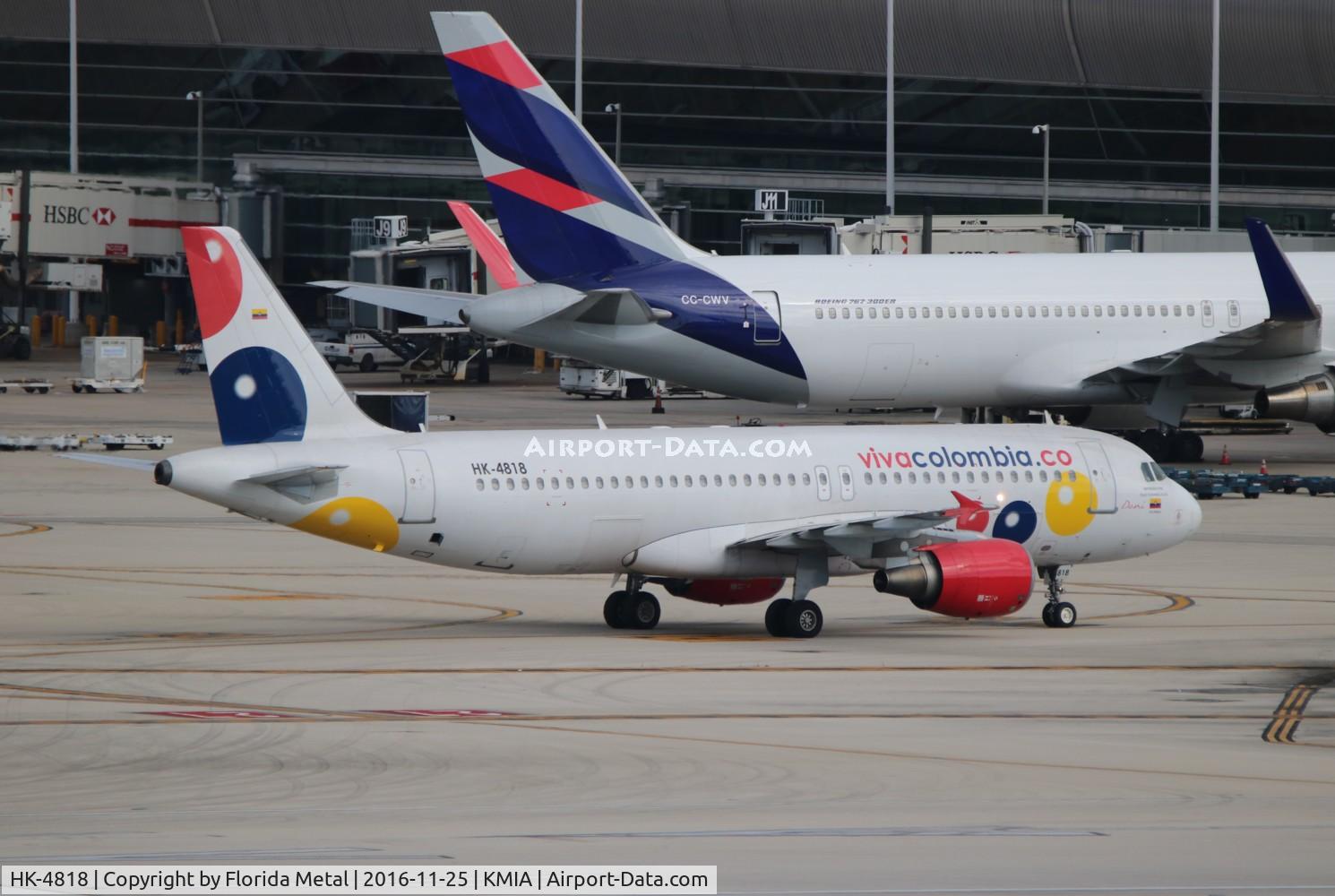 HK-4818, 2000 Airbus A320-214 C/N 1306, Viva Colombia A320 zx