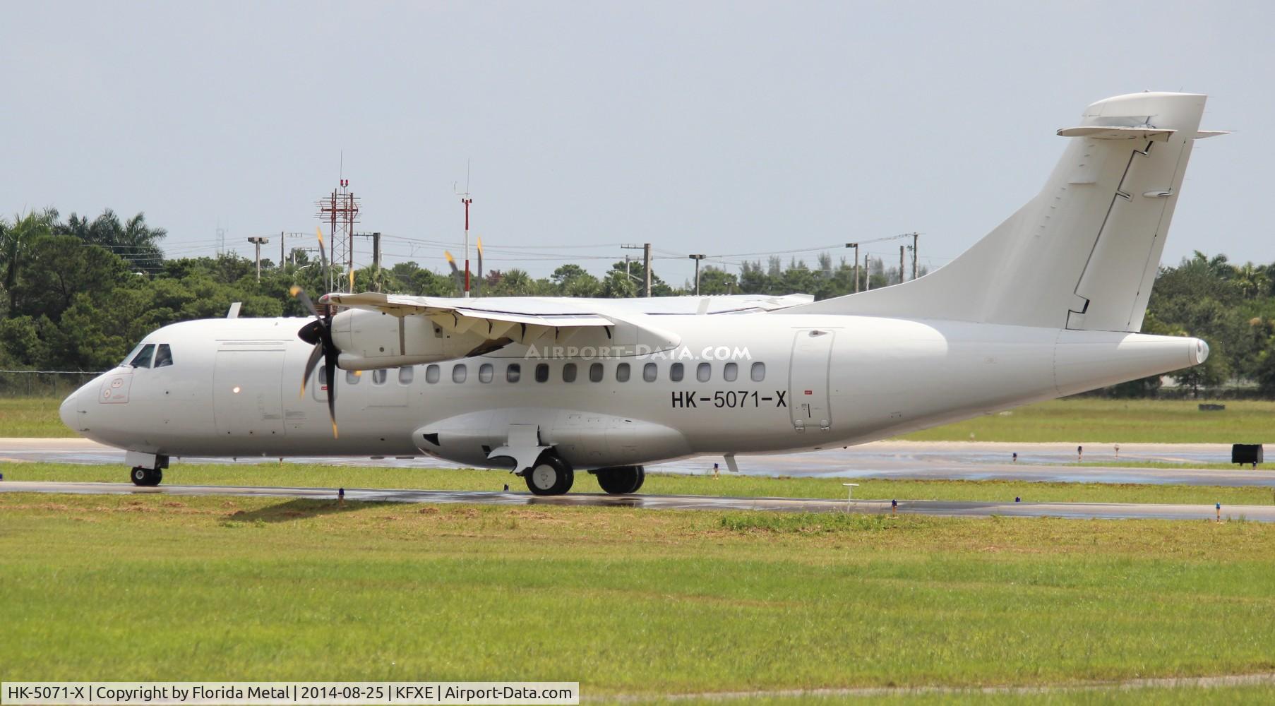 HK-5071-X, 2006 ATR 42-500 C/N 651, FXE OFA 2014