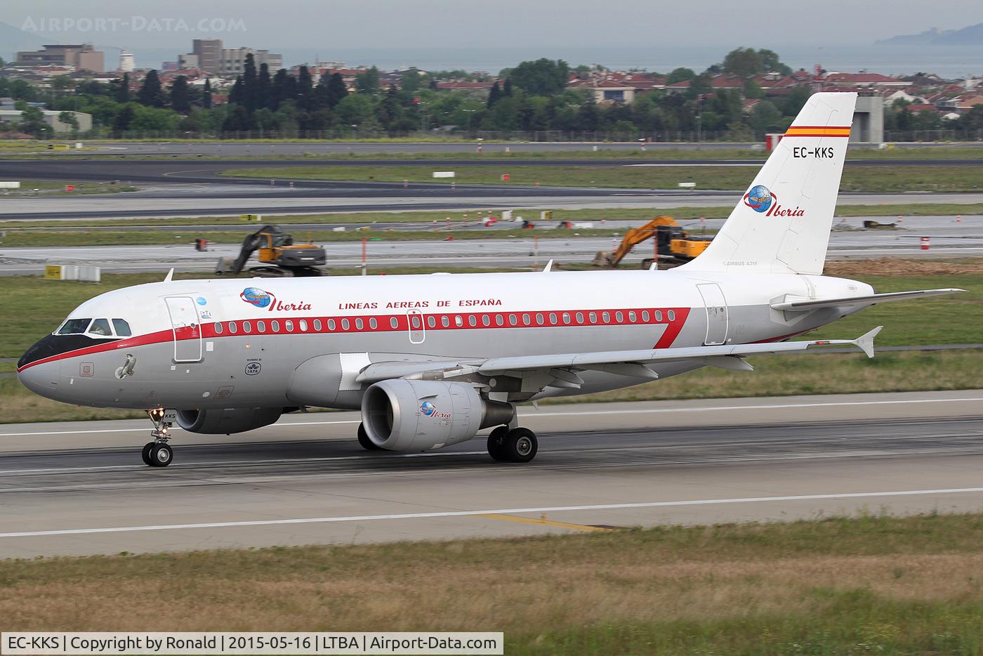 EC-KKS, 2007 Airbus A319-111 C/N 3320, at ist