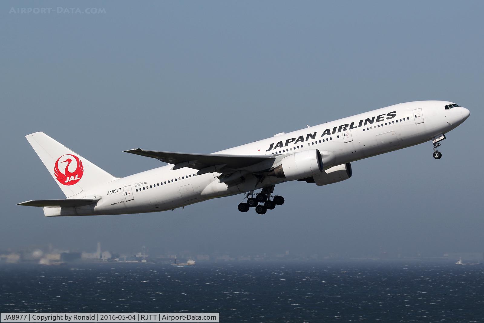 JA8977, 1996 Boeing 777-289 C/N 27636, at hnd