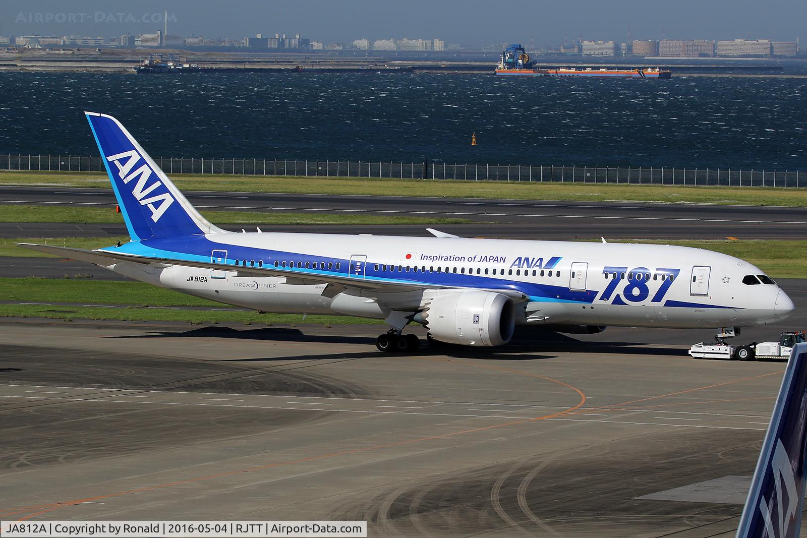JA812A, 2012 Boeing 787-8 Dreamliner C/N 40748, at hnd
