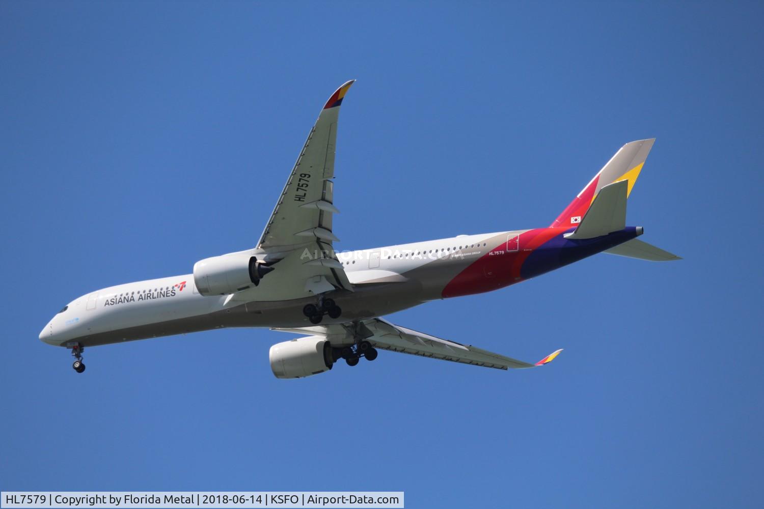 HL7579, 2017 Airbus A350-941 C/N 0176, Asiana A359 zx