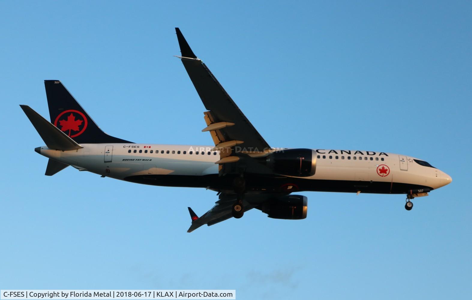 C-FSES, 2018 Boeing 737-8 MAX C/N 61213, Air Canada 737-8 MAX zx