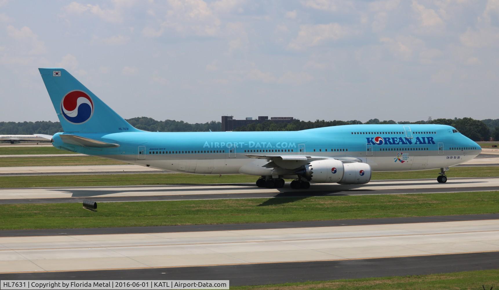 HL7631, 2015 Boeing 747-8B5 C/N 40906, Korean 747-8 zx