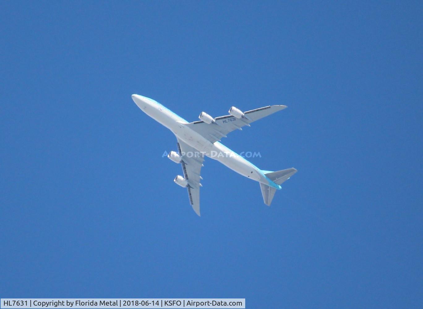 HL7631, 2015 Boeing 747-8B5 C/N 40906, Korean 747-8 zx