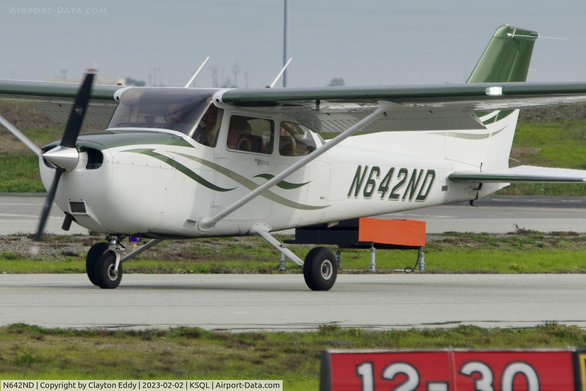 N642ND, 2015 Cessna 172S C/N 172S11616, San Carlos Airport in California 2023.