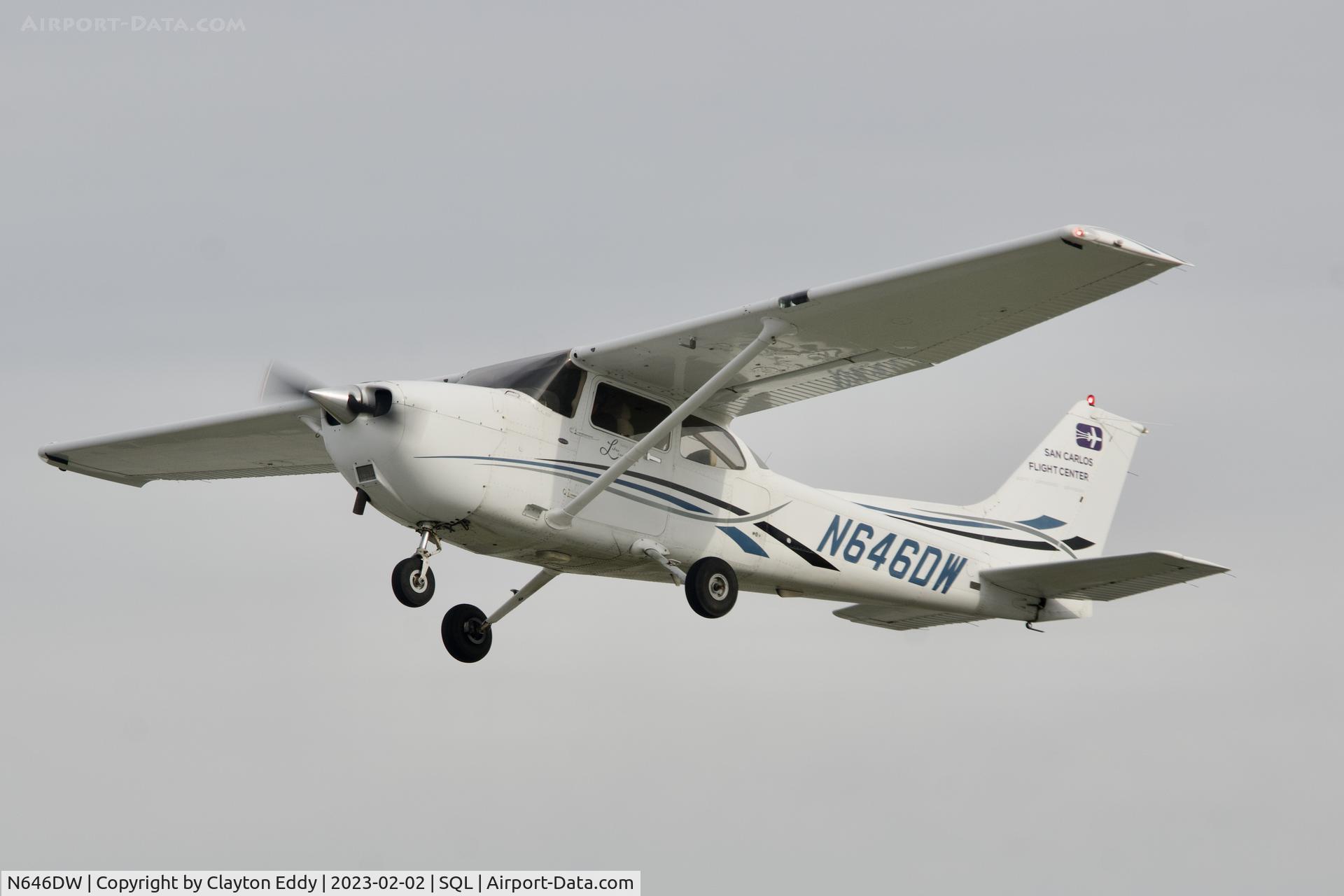 N646DW, 2006 Cessna 172S C/N 172S10141, San Carlos Airport in California 2023.