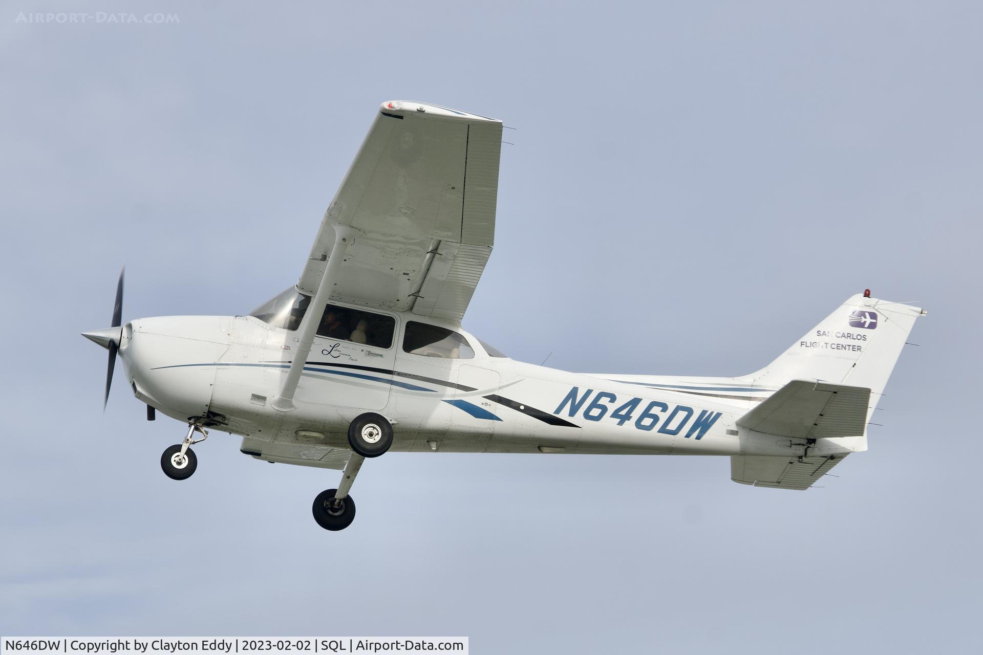 N646DW, 2006 Cessna 172S C/N 172S10141, San Carlos Airport in California 2023.