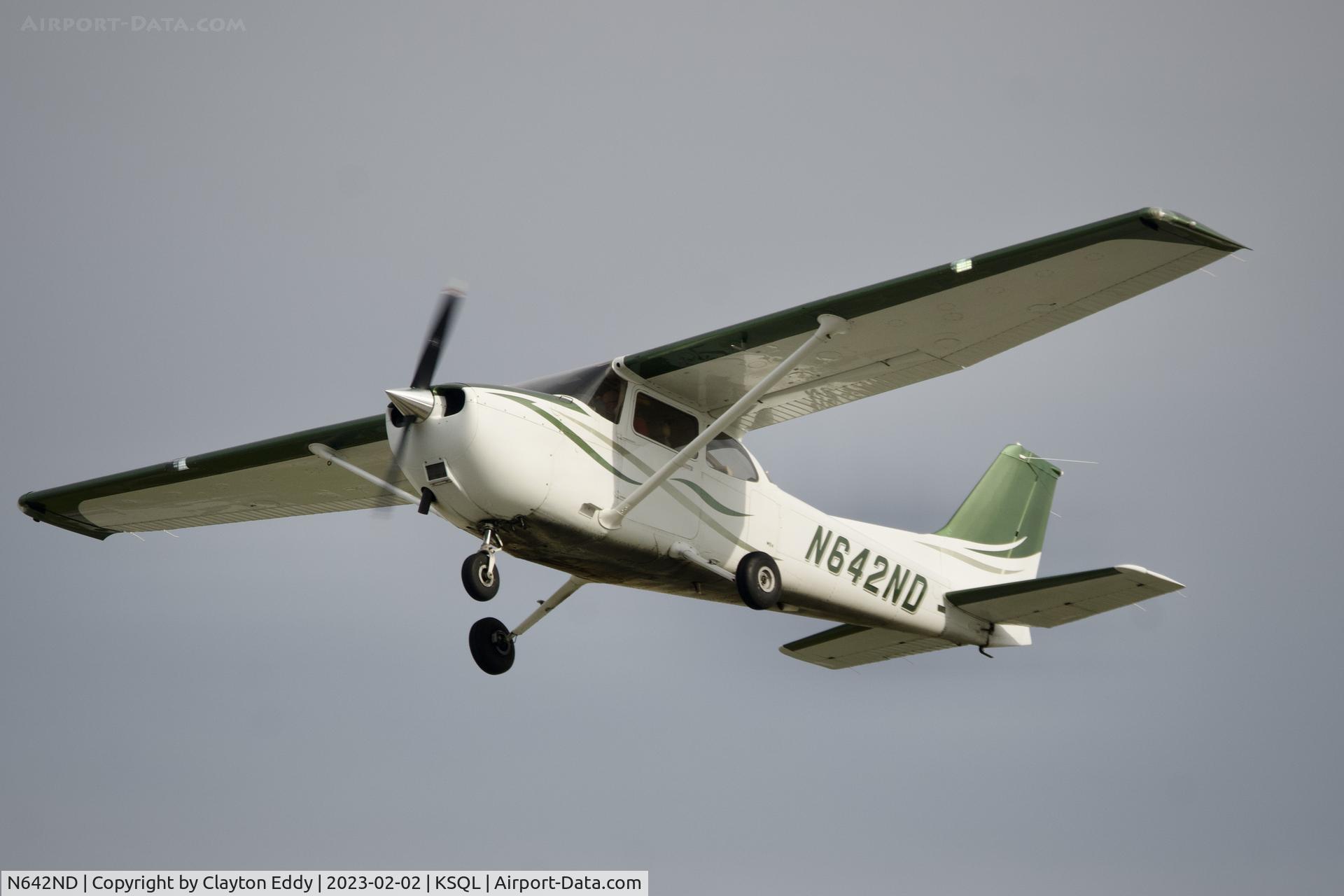 N642ND, 2015 Cessna 172S C/N 172S11616, San Carlos Airport in California 2023.