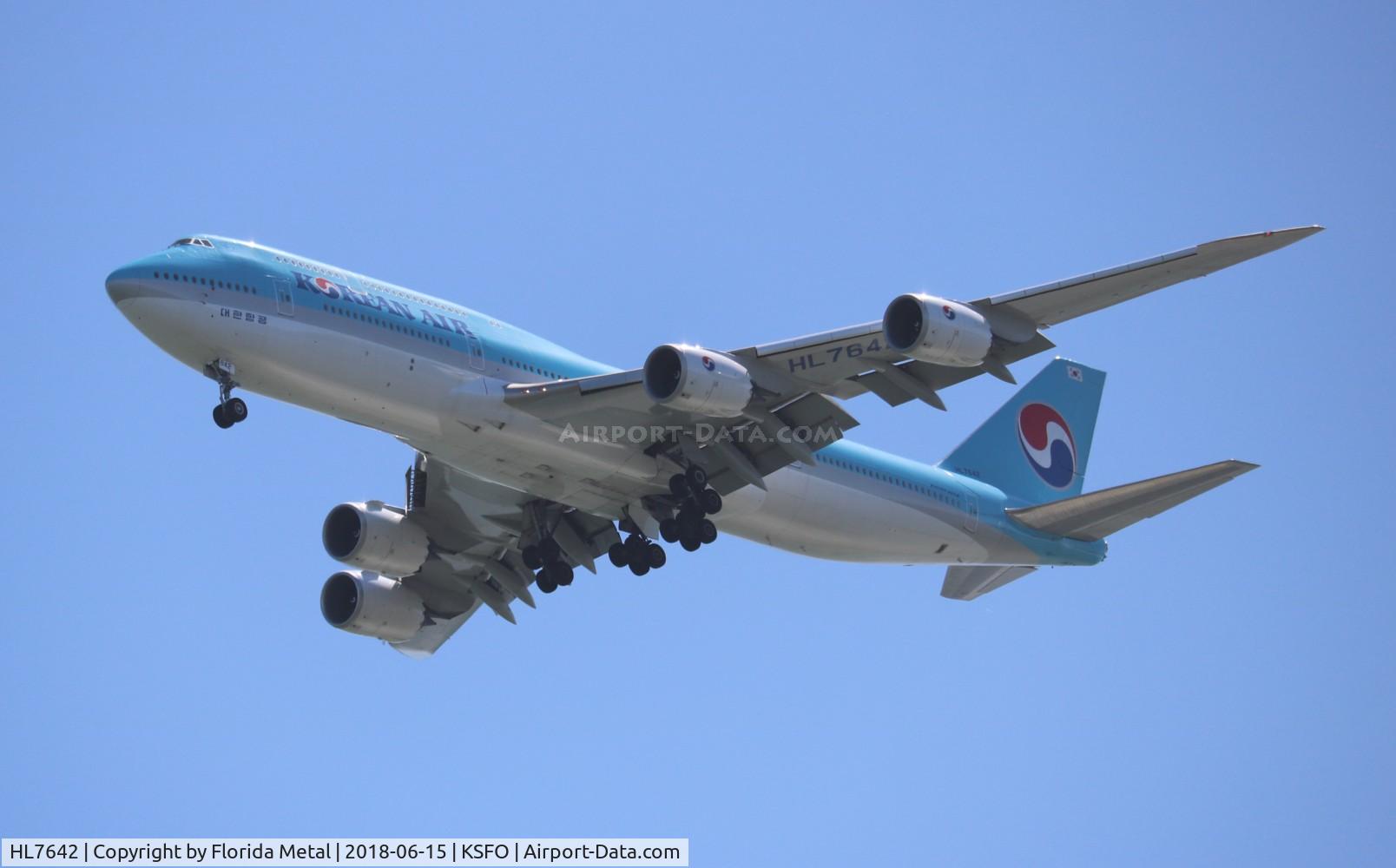 HL7642, 2017 Boeing 747-8 C/N 60409, Korean 747-8 zx