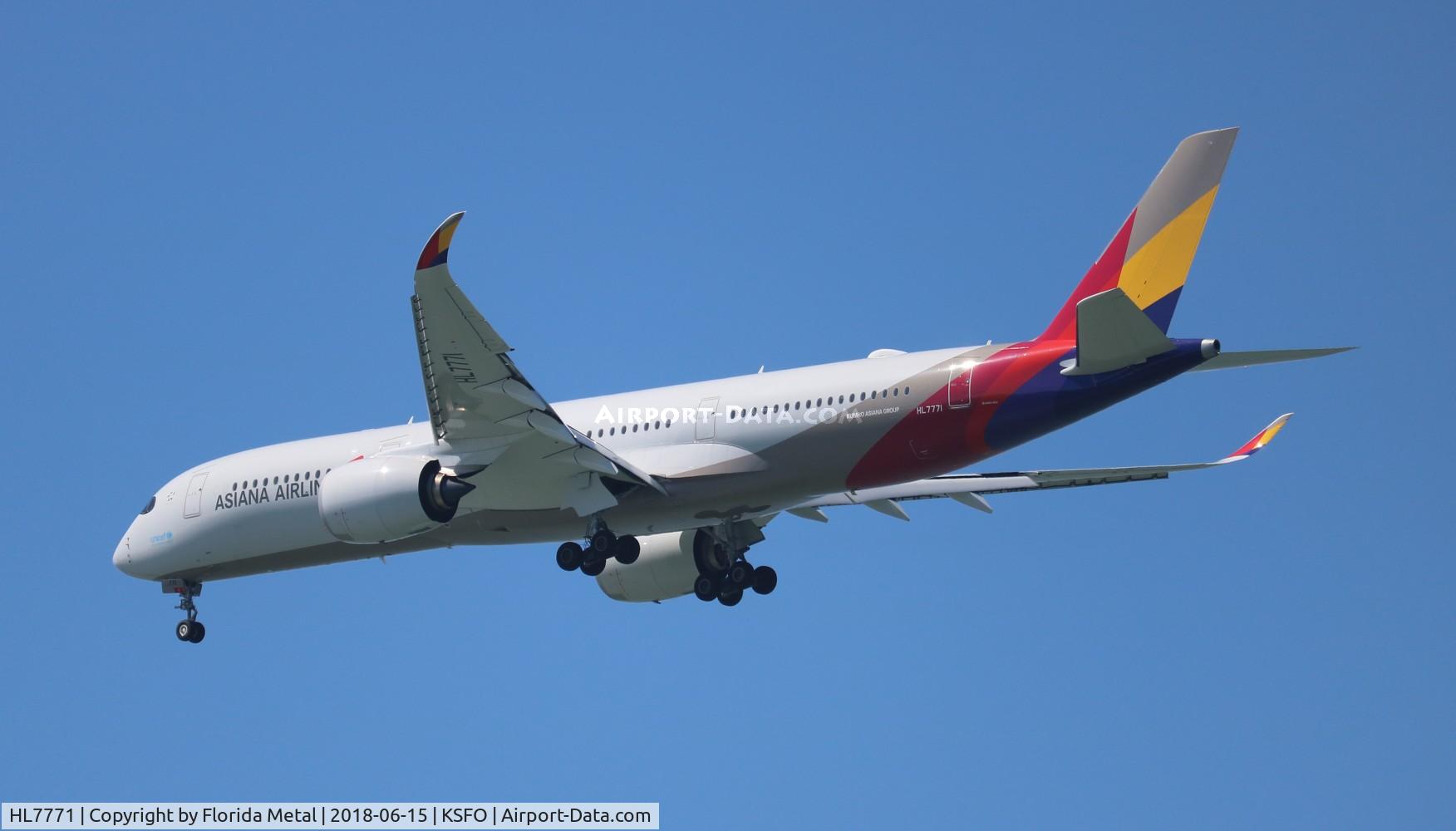 HL7771, 2018 Airbus A350-941 C/N 0198, Asiana A359 zx