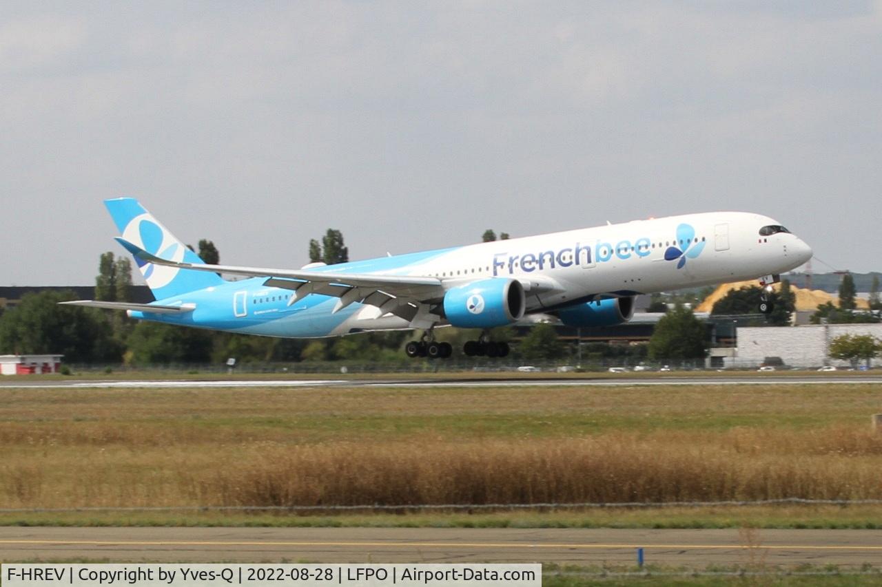 F-HREV, 2017 Airbus A350-941 C/N 193, Airbus A350-941, Landing rwy 06, Paris Orly airport (LFPO-ORY)