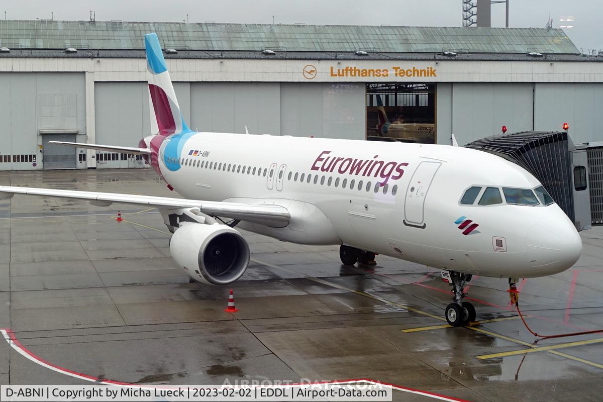 D-ABNI, 2002 Airbus A320-214 C/N 1717, At Düsseldorf