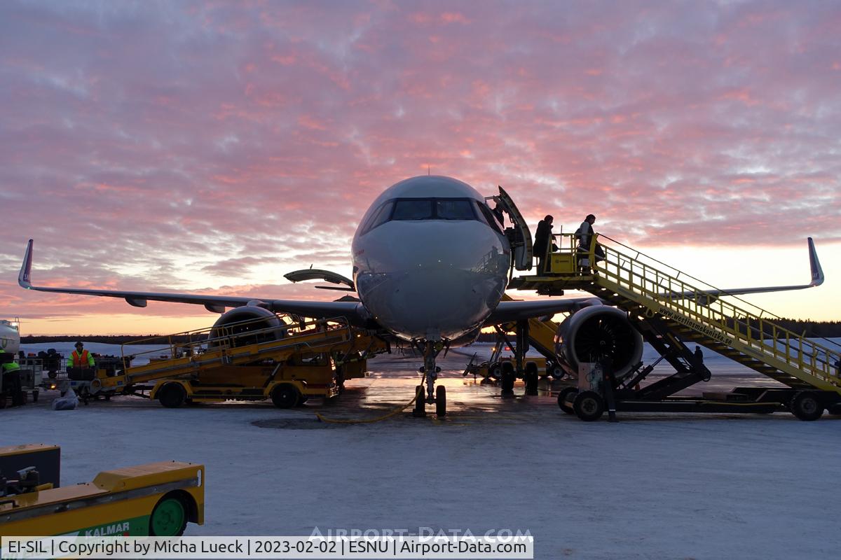 EI-SIL, 2022 Airbus A320-251N C/N 10764, At Umeå
