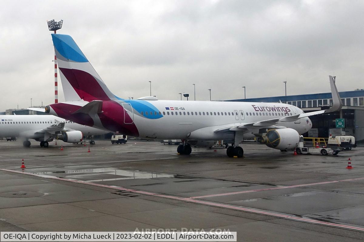 OE-IQA, 2016 Airbus A320-214 C/N 6992, At Düsseldorf