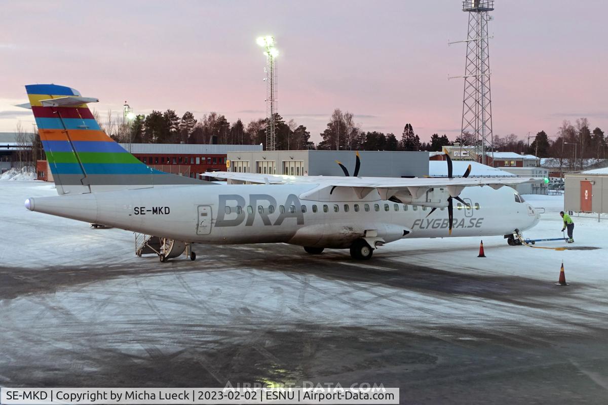 SE-MKD, 2016 ATR 72-600 C/N 1331, At Umeå
