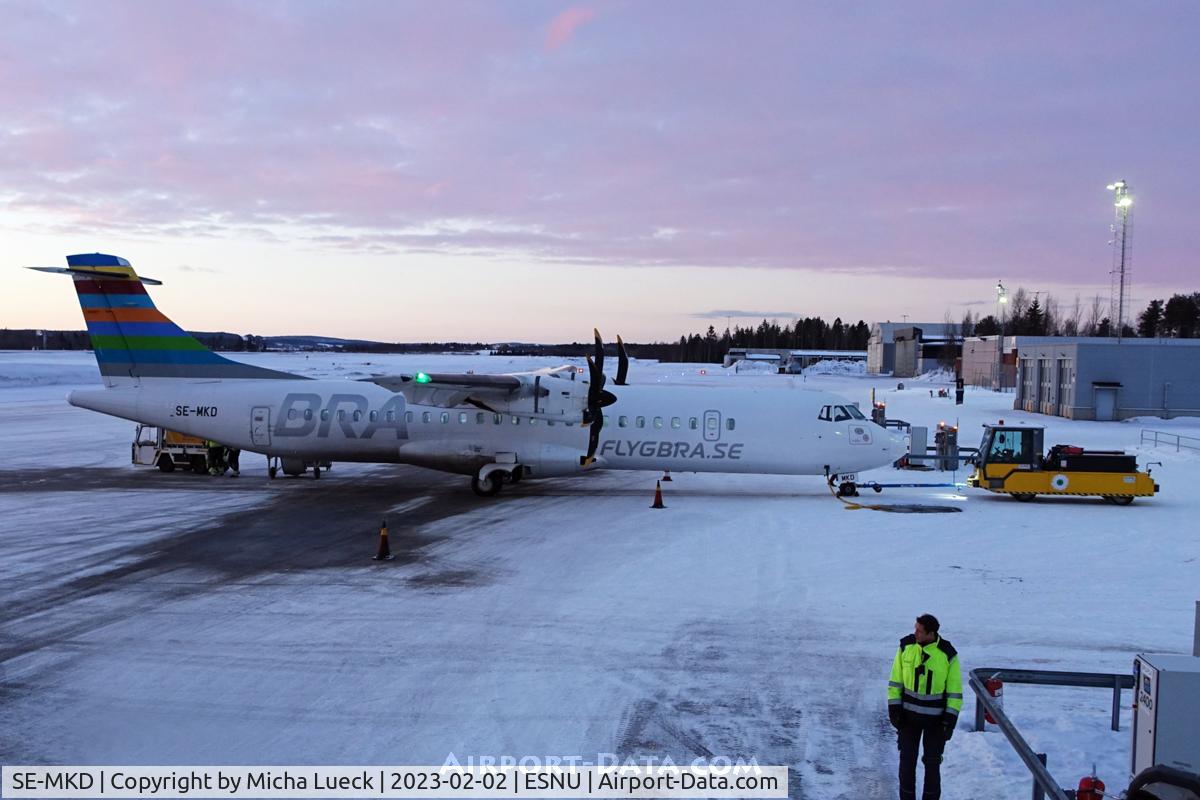 SE-MKD, 2016 ATR 72-600 C/N 1331, At Umeå