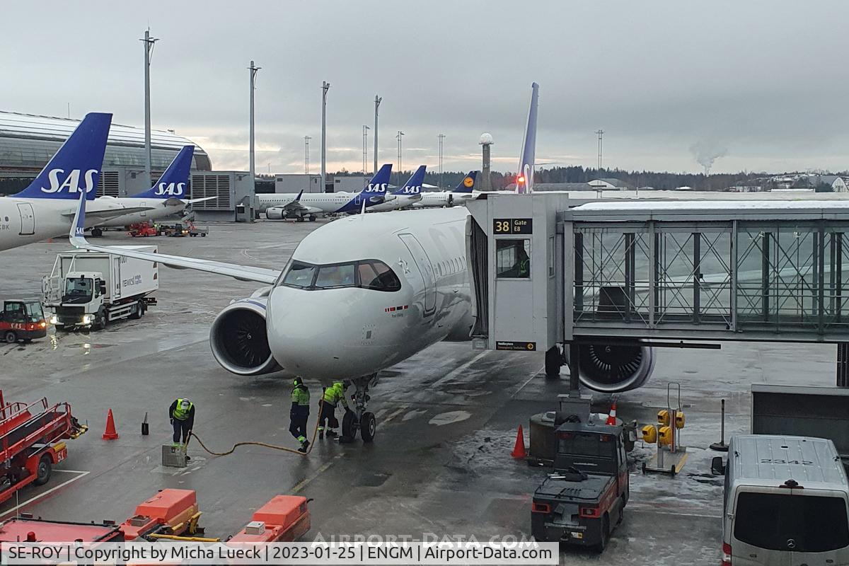 SE-ROY, 2019 Airbus A320-251N C/N 9316, At Gardermoen