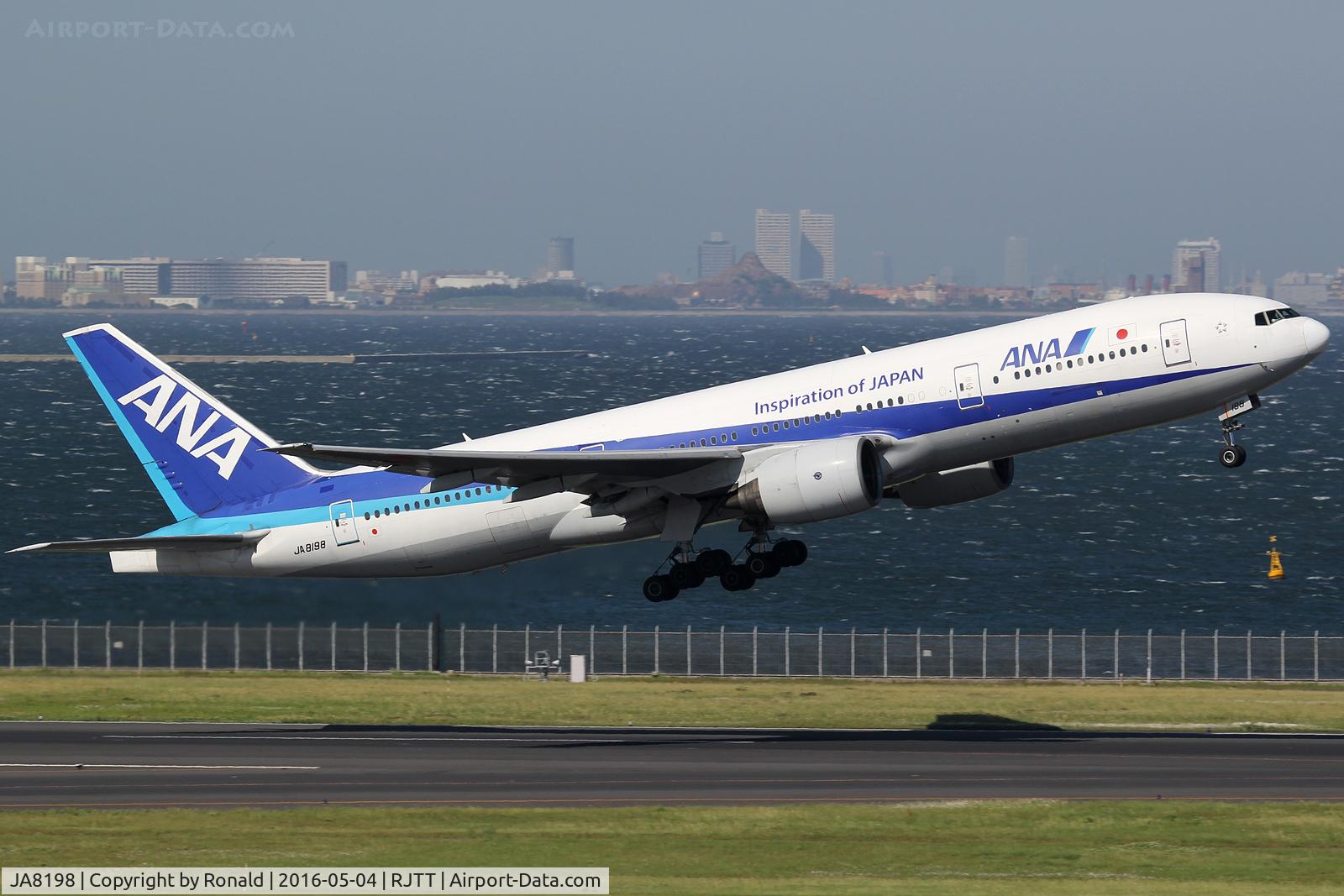 JA8198, 1995 Boeing 777-281 C/N 27028, at hnd
